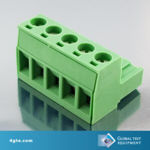 GTE 0360-2604 Terminal Block 5 Position Right Angle Screw