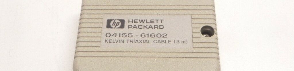 HP/Agilent 04155-61602 Kelvin Triaxial Cable – 3 meters