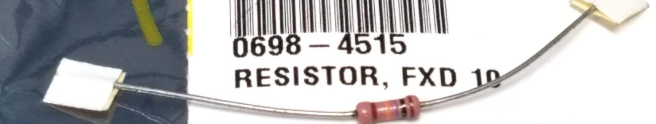 HP/Agilent 0698-4515 Resistor-Fixed 107K Ohm +-1PCT 0.125W TC+-100 thin film THT