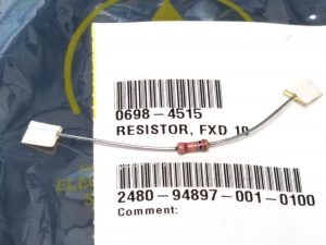 Keysight 0698-4515 Resistor-Fixed 107K Ohm +-1PCT 0.125W TC+-100 thin film THT