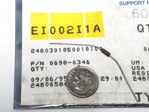 Keysight 0698-6346 Resistor-Fixed 300 Ohm +-0.1PCT 0.125W TC+-25 thin film THT