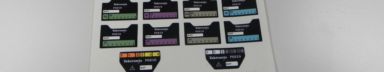 Tektronix 071-1122-00 P6810 Probe Label Sheet