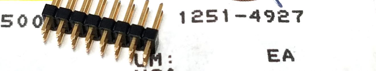 HP/Agilent 1251-4927 Connector-Header through-hole 16-Pin 2.54mm 3.0A 2-Row