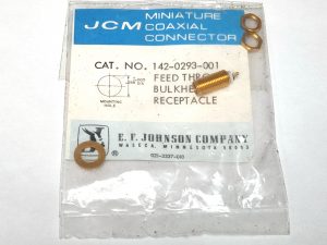 EF Johnson 142-0293-001 Feed through SMA bulkhead receptacle