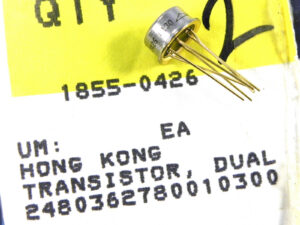 Keysight 1855-0426 Transistor, Dual, Silicon, PD .300W