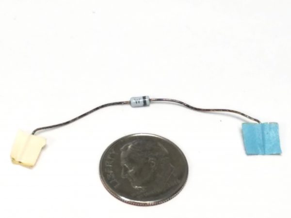 Keysight 1902-3030 Diode-Zener Vz-31V +-5PCT Iz-0.02A Zz-35 Ohm IR-15uA PD-0.4W DO-7