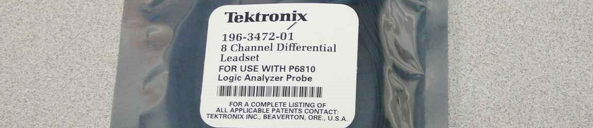 Tektronix 196-3472-01 8-Channel Differential Leadset for P6810