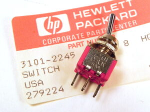 Keysight 3101-2245 Switch-Toggle Primary-Switch DPDT 2.0A 250V Printed Circuit through-hole