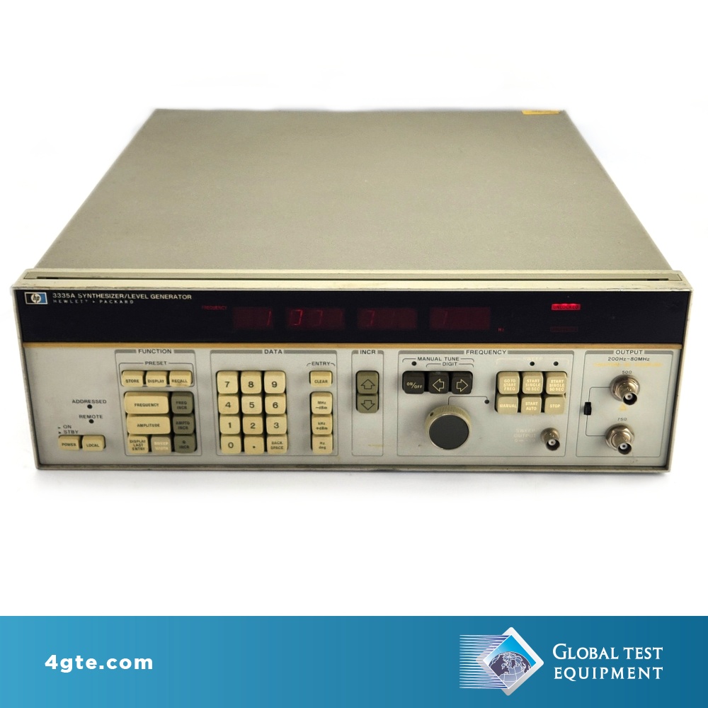 HP/Agilent 3335A-001 Synthesized Level Generator Signal Source - Sell ...