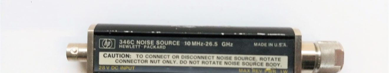 HP/Agilent 346C Noise Source, 10 MHz to 26.5 GHz, nominal ENR 15 dB