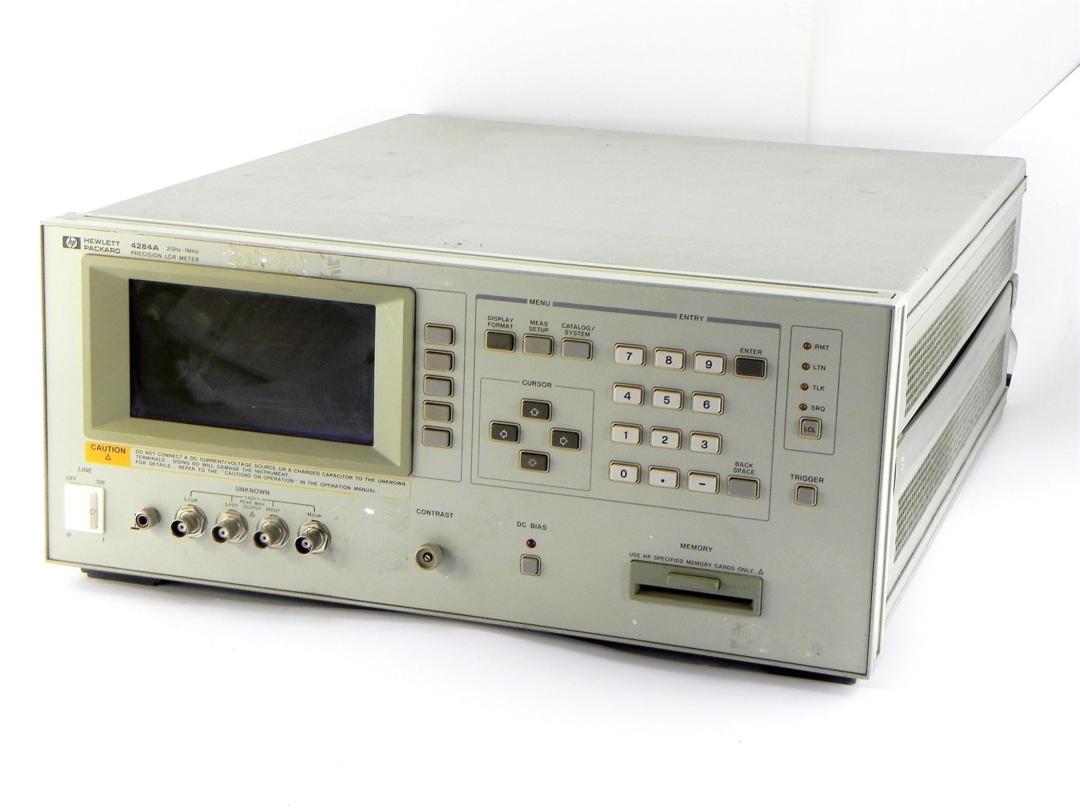HP/Agilent 4284A Precision LCR Meter, 20 Hz to 1 MHz Sell, Rent