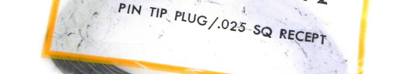 Pomona Electronics 4772-60-0 Pin Tip Plug/.025 SQ Receptor