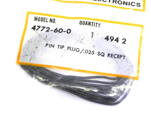 Pomona 4772-60-0 Pin Tip Plug/.025 SQ Receptor