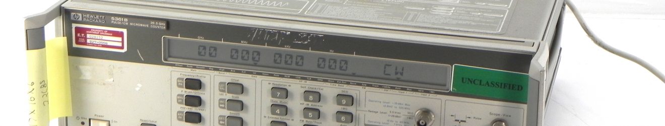 HP/Agilent 5361B – Frequency Pulse/CW Microwave Counter