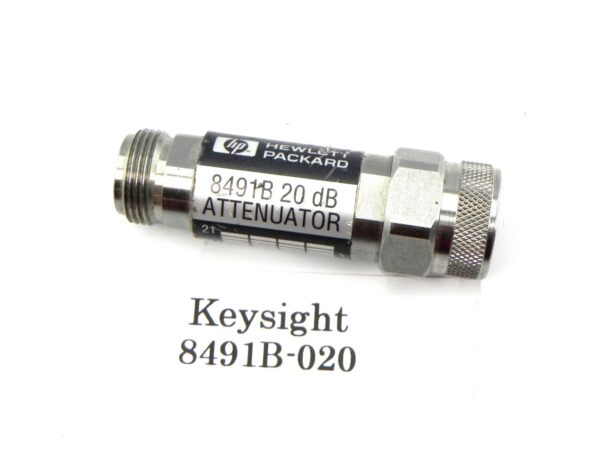 Keysight 8491B-020 Coaxial Fixed Attenuator, DC to 18 GHz, 20dB
