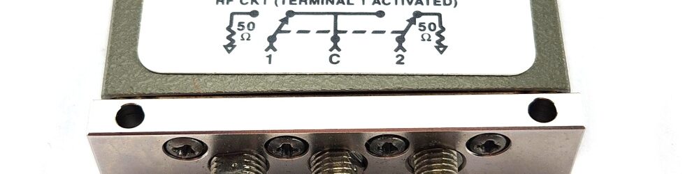 Keysight 8762A Coax Switch DC – 4GHz, SPDT, 5VDC Drive w/Option 011