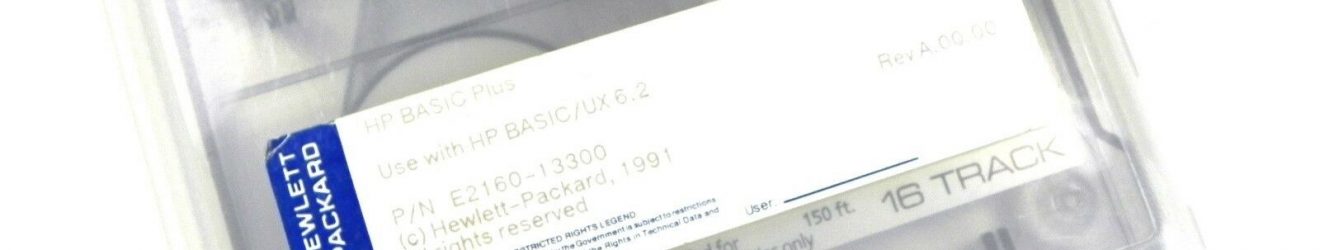 HP/Agilent E2160A BASICplus 6.2 16-track cassette, E2160-13300