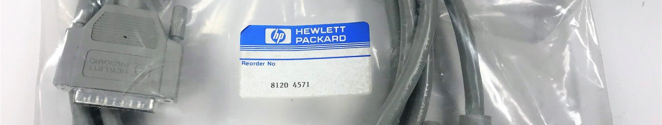 HP/Agilent 17355D Serial Cable Assembly, 25 Pin(M) to 25 Pin(f), 3M (part# 8120-4571) – New