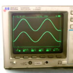 Oscilloscope for precise signal analysis and testing.