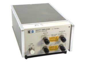 Keysight 8447F RF Preamplifier and Power Amplifier for Test Equipment.