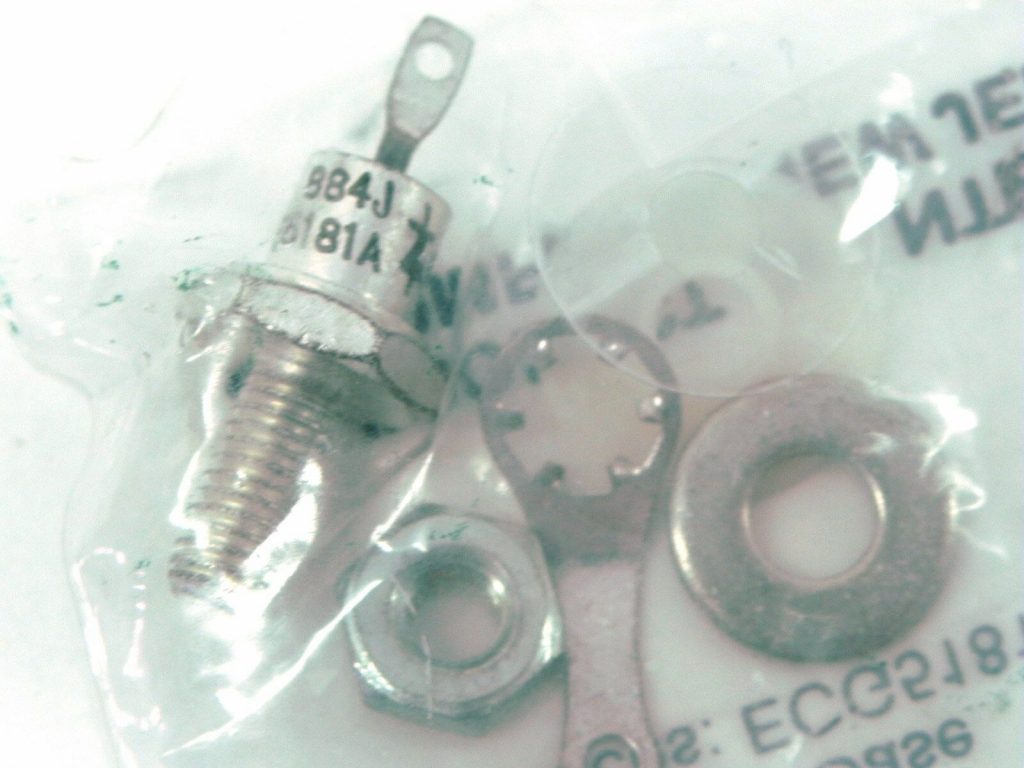 NTE Electronics NTE5181A Zenner Diode, 6.8V, 370ma