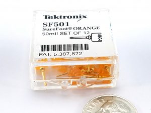 Tektronix SF501 Probe tip adapter, orange, 50mil pitch - pkg of 12