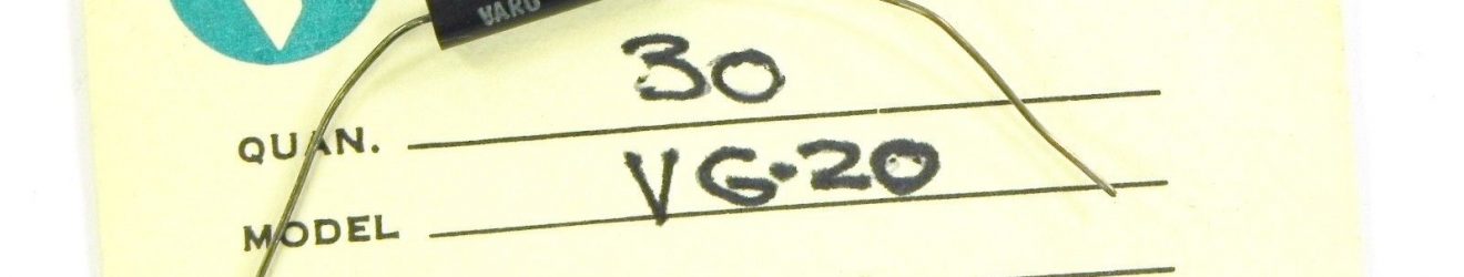 Varo VG-20 20,000V, 10mA, High Voltage Diode
