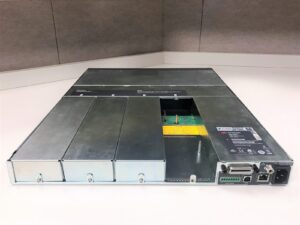 Low-profile modular power system mainframe for Keysight N6700C, 400W capacity.