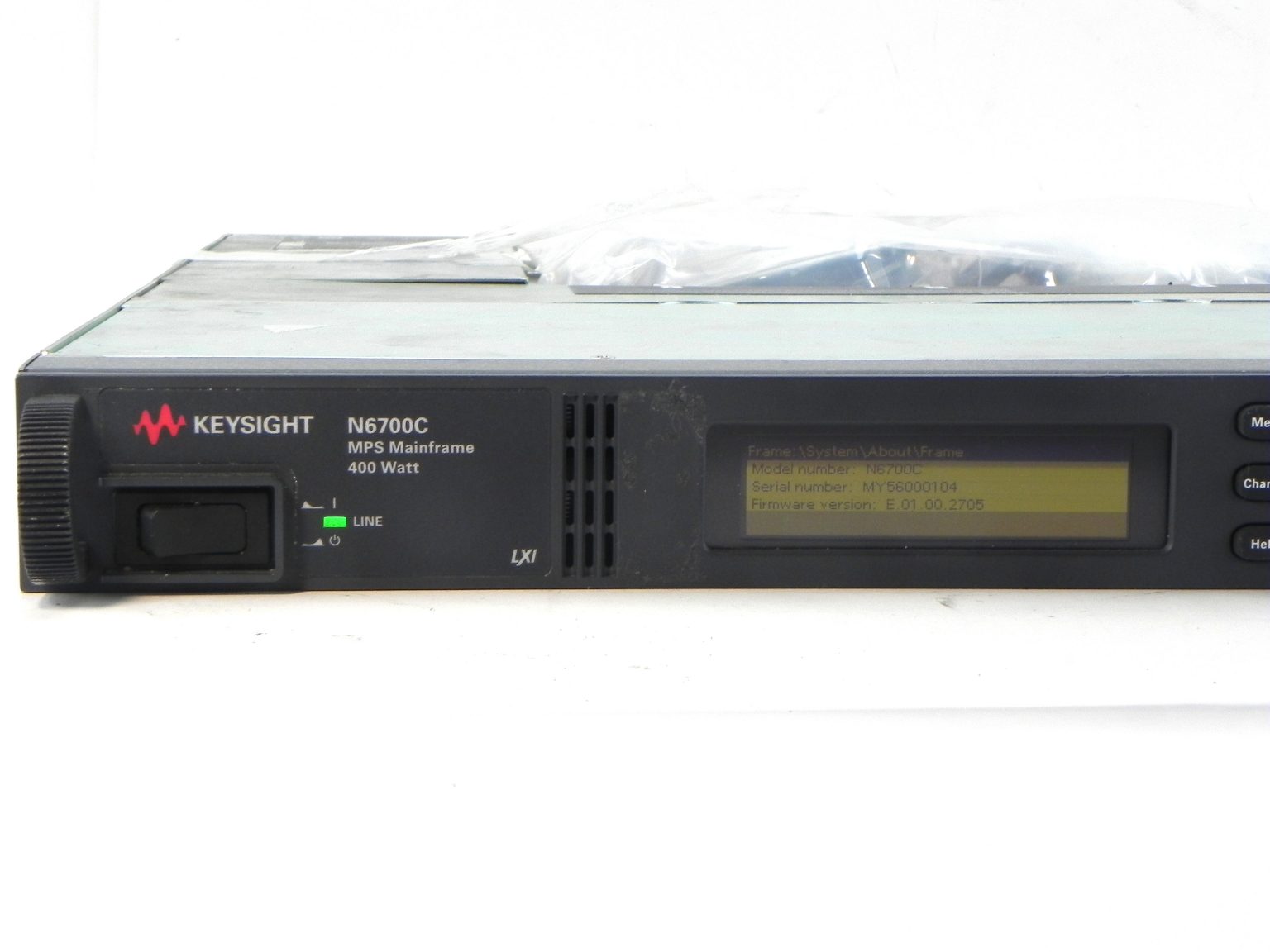 Keysight N6700C LowProfile Modular Power System Mainframe, 400W with