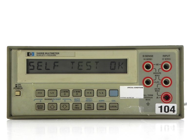 Keysight 3468B 5 1/2 Digit Multimeter - Global Test Equipment