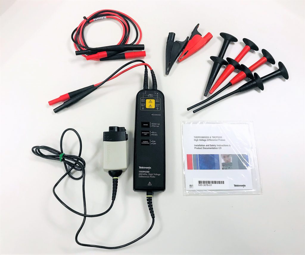 Tektronix THDP0200 High Voltage Differential Probe, Accessories and