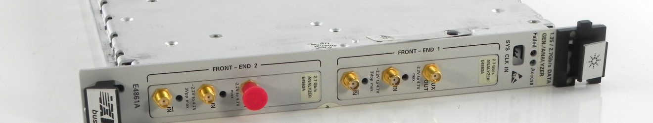 Keysight E4861A Data Generator Analyzer with (2) E4863A’s