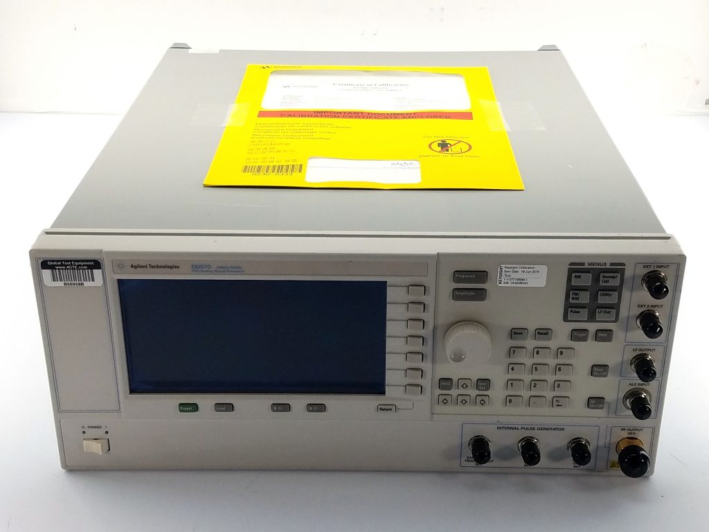 HP Agilent Keysight E8257D PSG Analog Signal Generator, up to 67 GHz ...