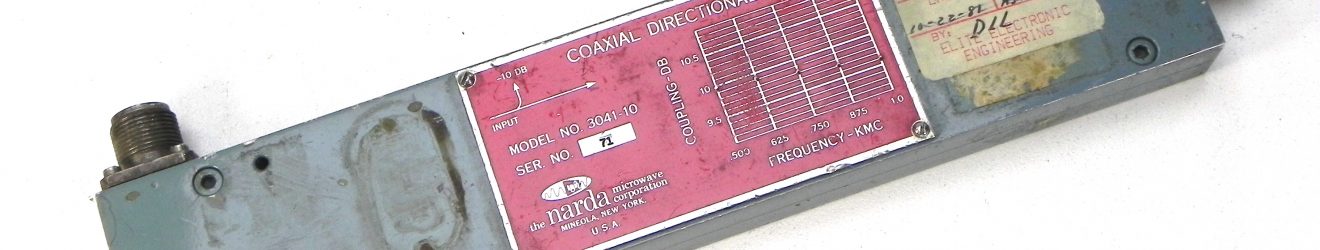 Narda 3041-10 Coaxial Directional Coupler .500 – 1 KMC