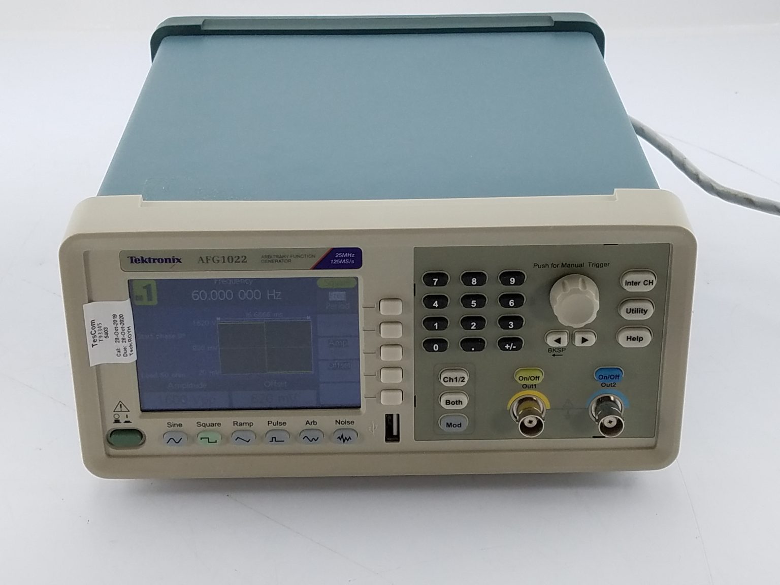 Tektronix AFG1022 Arbitrary Function Generator, 1 uHz to 25 MHz Global Test Equipment