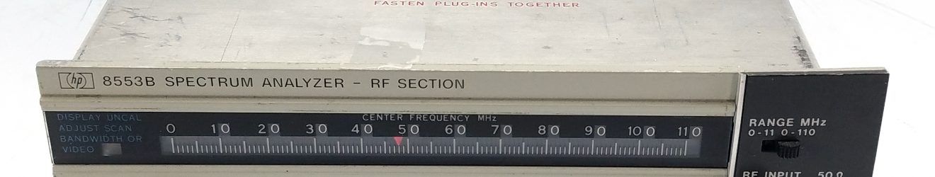HP/Agilent 8553B Spectrum Analyzer IF Section for use with 141T