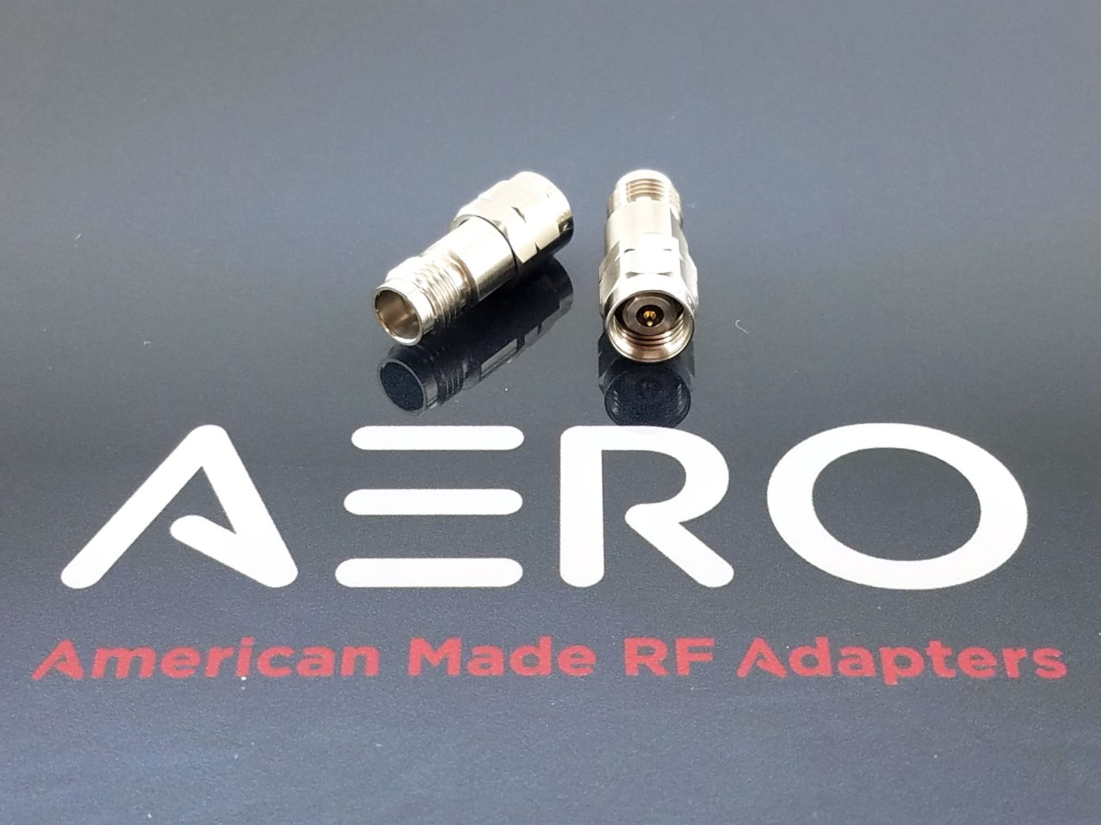 100% Made in USA New Aero 50 GHz High Performance 2.4mm Female to Male Adapter 