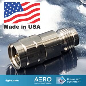 Aero 2.4mm Female to 2.4mm Male Adapter, Made in the USA