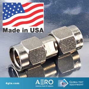 Aero 3.5mm Male to 3.5mm Male Adapter, Made in the USA