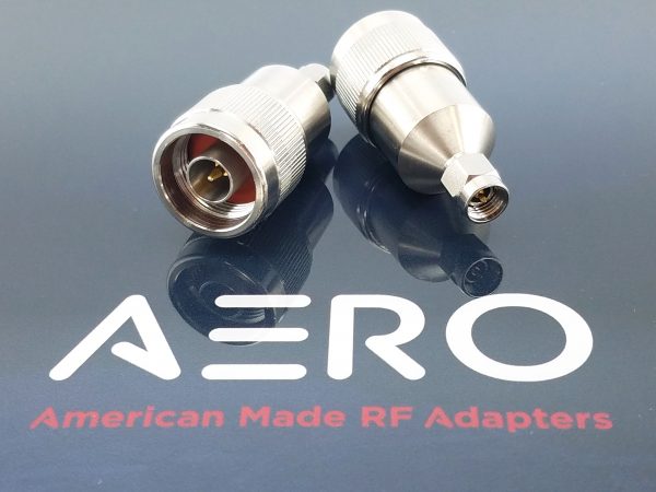 Aero 3.5mm Male to Type N male Adapter. Made in the USA