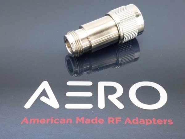 Aero Type N Female to Male Adapter, 18 GHz, Made in USA
