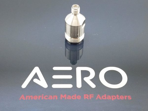 Aero RF Type N Female to SMA Female Adapter, 18 GHz, Made in the USA