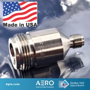 Aero Type N Female to SMA Female Adapter, Made in the USA