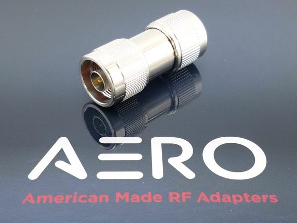 Aero Type N Male to Male Adapter, 18 GHz