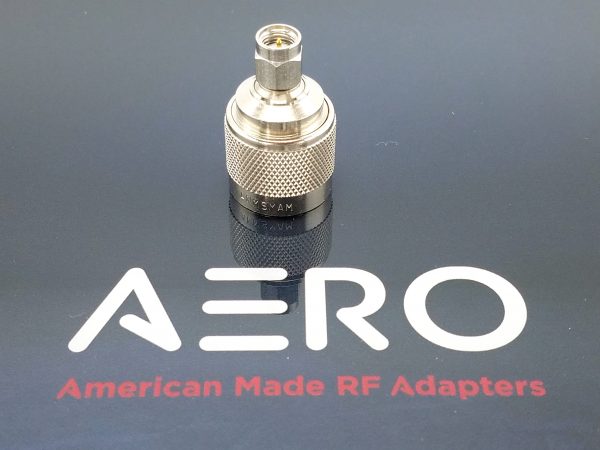 Aero Type N Male to SMA Male Adapter, Made in the USA