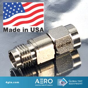 Aero 2.4mm Female to 3.5mm Male Adapter, Made in the USA