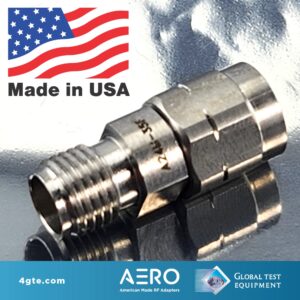 Aero 2.4mm Male to 3.5mm Female Adapter, Made in the USA