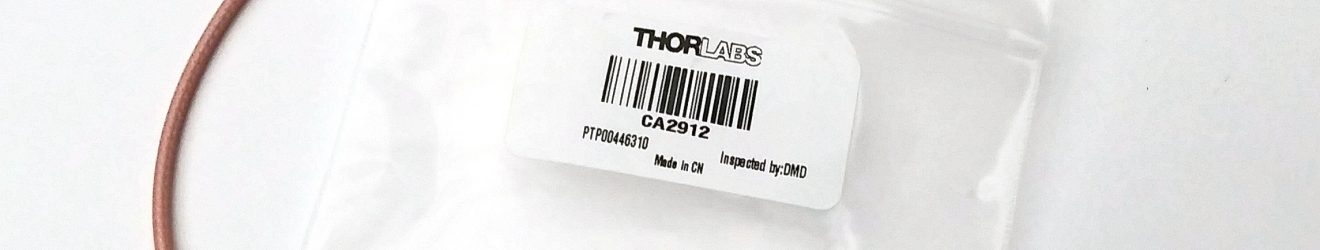 ThorLabs CA2912 SMA – SMA Cable 12″ (NEW)