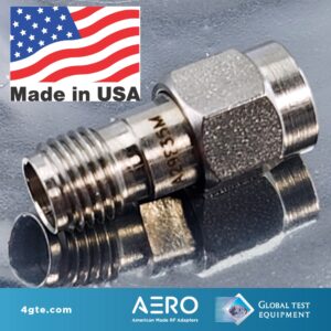 Aero 2.92mm Female to 3.5mm Male Adapter, Made in the USA