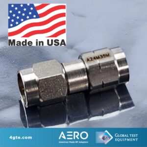 Aero 2.4mm Male to 3.5mm Male Adapter, Made in the USA